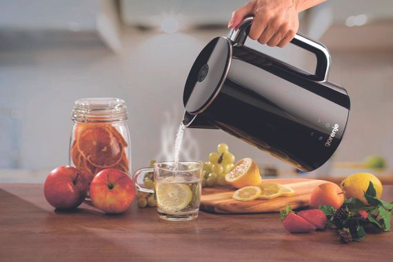 Електрочайник Gorenje, 1.7л, подвійні стінки, LED дисплей, Strix контроль, чорний (K17DWD) | Зображення 4