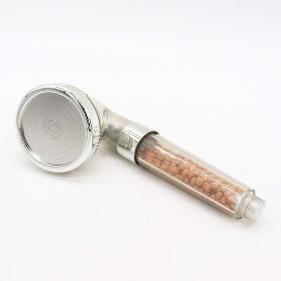 Турмалінова насадка для душу з фільтром / Душова насадка з мінералами / Фільтруюча лійка насадка | Зображення 9