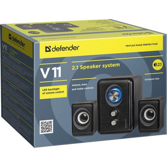 Акустика Defender V11 11 Вт 2.1 system, USB (65111) | Зображення 2