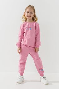 Костюм світшот+штани для дівчинки 14488 92 см Рожевий shop (2000990959003)