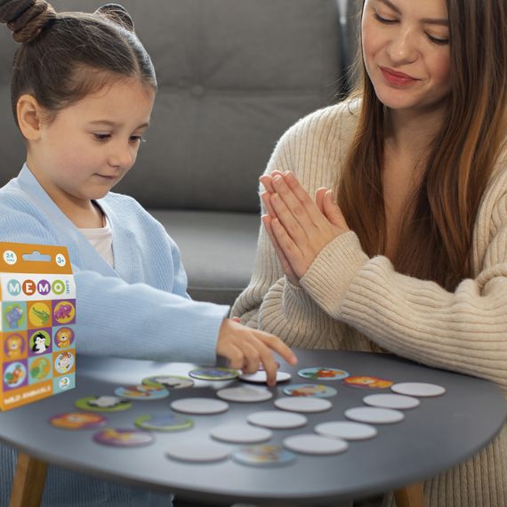 Настільна карткова гра для дітей "Дикі тварини" 301238, 12 фішок | Зображення 3