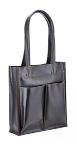 Шкіряна сумка Skin and Skin Noble 35х30х10 см Коричнева (BW03BR)
