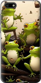 Чехол на Huawei Honor 7A Жабки "5656u-1805-17620"