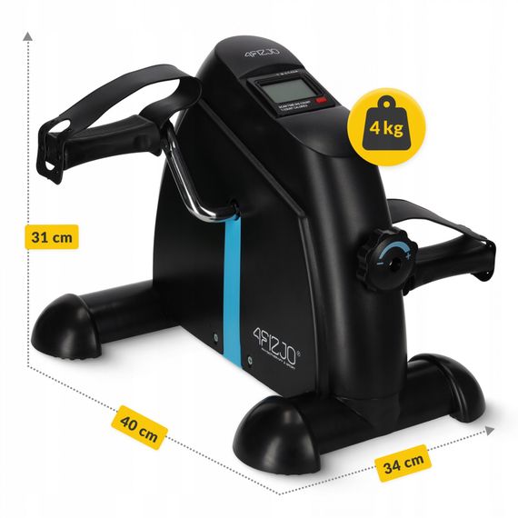 Міні велотренажер 4FIZJO Evo 2 в 1 для рук та ніг MBIKE01 Black/Blue (P-5905973401692) | Зображення 4