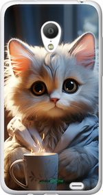 Чохол на Meizu MX3 Білий кіт "5646u-310-2448"