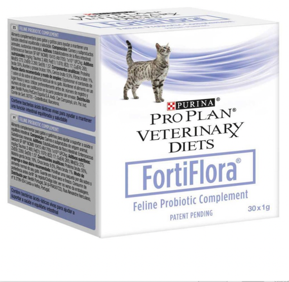 Purina Pro Plan VD FortiFlora - кормовая добавка Про План ФортиФлора с пробиотиком для кошек