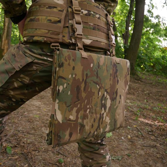 Каремат п'ятиточка чотирьохсекційна Kiborg П-4 Кордура Мультикам | Зображення 9