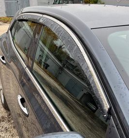 Ветровики с хромом HB (4 шт, Niken) для Renault Megane IV 2016-2024 гг