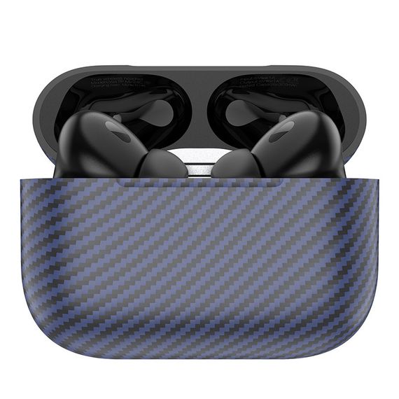 Бездротові TWS навушники Hoco EW47 Plus (carbon fiber pattern version) Blue | Зображення 3