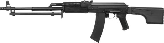 Гвинтівка страйкбольна LCT RPKS74MN РПК-74М Polymer Black 6 мм