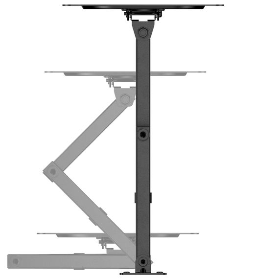 Кронштейн для ТВ AGN AGN43-222P з поворотом/два коліна/23"-43"/30 кг/max.VESA 200x200/Black | Зображення 7