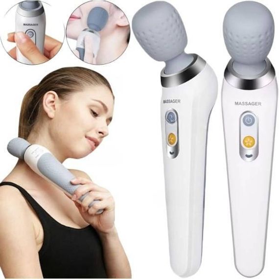 Масажер вібраційний ручний 806 ST Білий