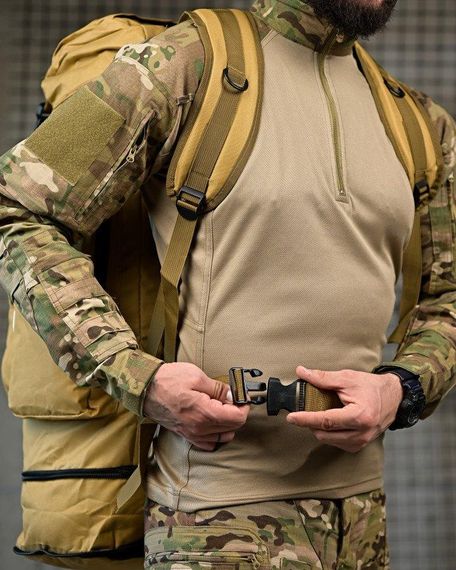 Рюкзак мілітарі 100 л тактичний туристичний наплічник для походу великий похідний рюкзак для експедицій | Зображення 2