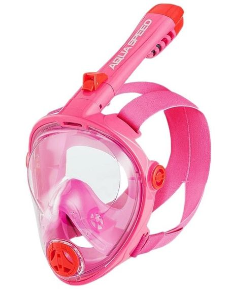 Повнолицьова маска Aqua Speed ​​SPECTRA 2.0 7085 рожевий, червоний L 5908217670854