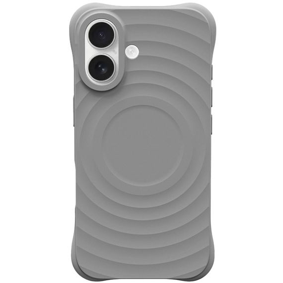 Чехол TPU Orbit with MagSafe для Apple iPhone 16 (6.1") Dark Grey | Зображення 1