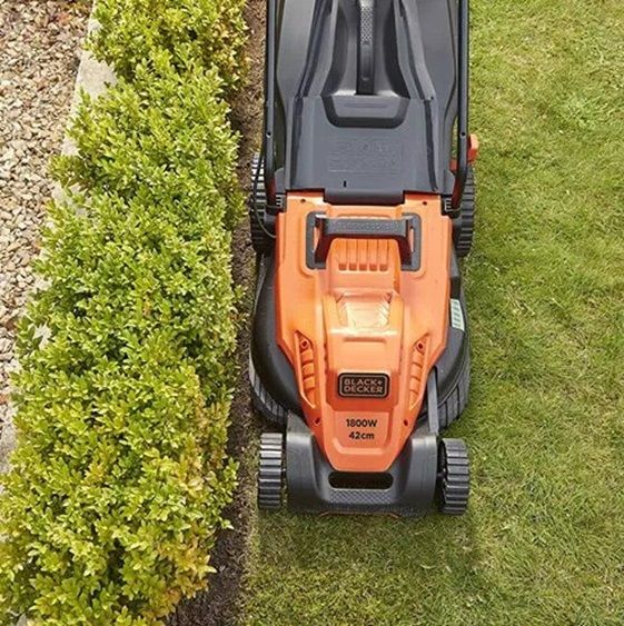 Газонокосарка електрична Black&Decker BEMW481BH | Зображення 3