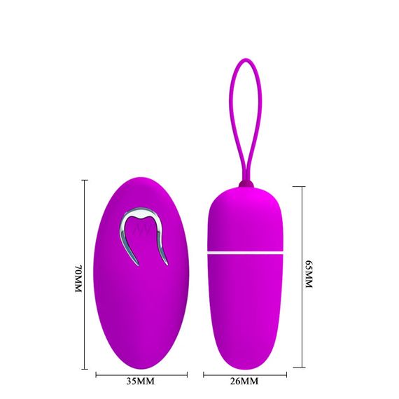 Віброяйце - Pretty Love Bradley Vibrating Egg Purple | Зображення 4