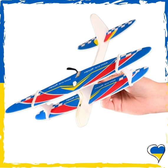 Самолет-планер. Самолет с USB освещения. Самолет детский