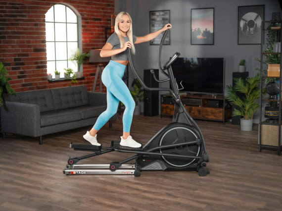 Орбитрек Hop-Sport HS-160CF Stage электромагнитный серый | Зображення 6