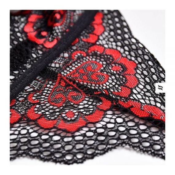 Боди Obsessive Megies teddy black S/M Sex Aura | Зображення 4