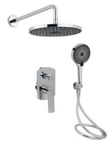 Душова система універсальна Qtap Slavonice Chrome прихованого монтажу QTSLA113CRM45898