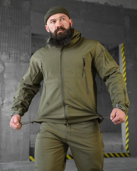 Тактичний костюм софтшов softshell олива ВТ7949 | Зображення 9