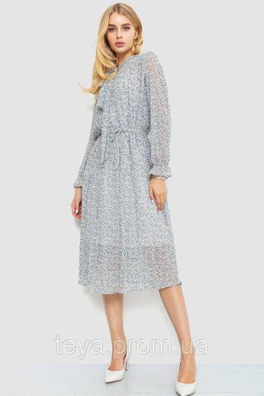 Плаття вільного крою на підкладці колір бузковий розмір S-M FA_007879