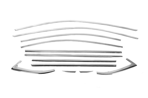 Повна окантовка вікон (нерж) для Skoda Superb 2016-2024 рр | Зображення 1