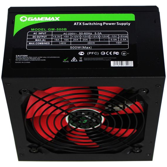 Блок живлення Gamemax 500W (GM-500B) | Зображення 2