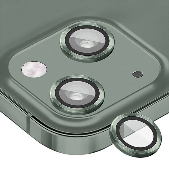 Захисне скло Metal Classic на камеру (в упак.) для Apple iPhone 15 (6.1") / 15 Plus (6.7") | Зображення 5