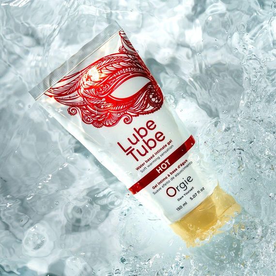 Лубрикант на водной основе Orgie Lube Tube Hot, 150 мл, с согревающим эффектом, без запаха Sex Aura | Зображення 3