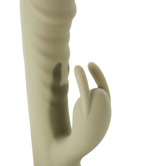 Вибратор-кролик Sweet Em Velvet Lure, 3 режима вибрации + 10 режимов у отростка, зеленый sexstyle | Зображення 3