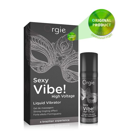 Рідкий вібратор SEXY VIBE, 15 мл Інтенсивність вібрації: сильна Orgie