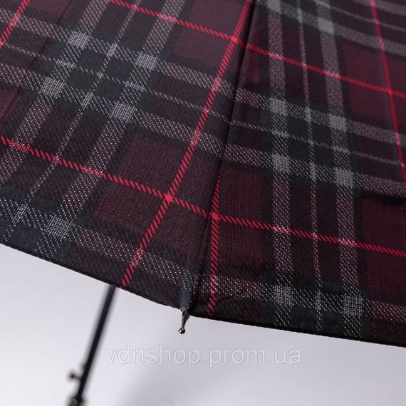 Класична парасолька-тростина напівавтомат з поліестеру 16 спиць діаметр 117 см Червона HP-23-4R | Зображення 5