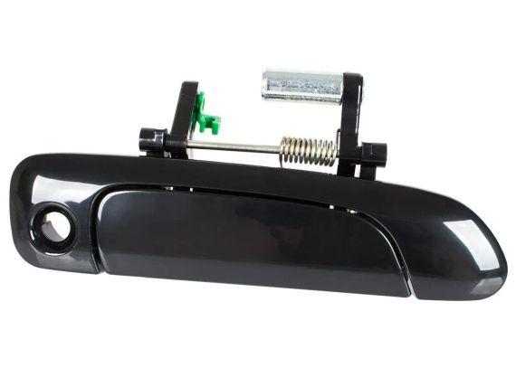 Honda City (06-09) передня права зовнішня ручка з отвором чорний глянець, Хонда Сіті