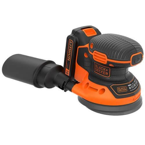 Шліфмашина ексцентрикова акумуляторна BLACK+DECKER BDCROS18 | Зображення 1