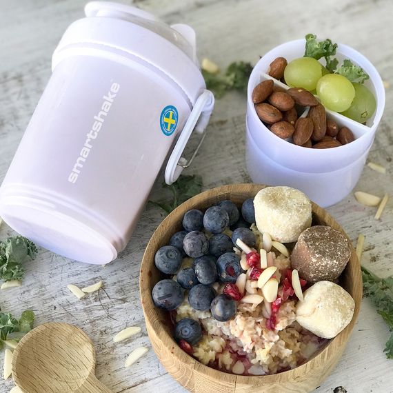 Шейкер спортивний SmartShake Original2GO 600ml Pure White (Original) | Зображення 8