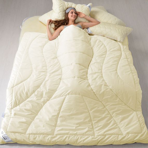 Зимова вовняна двошарова ковдра IDEIA WOOL PREMIUM 200х220 см (8-11774*001) | Зображення 4