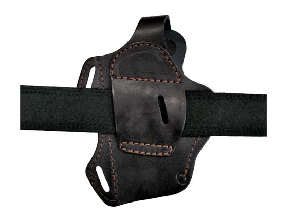 Кобура Storm (Шторм) оперативна + поясна формована (шкіра, чорна) MAS | Зображення 3
