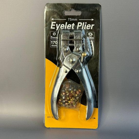 Установщик люверсов, дырокол Eyelet Plier | Зображення 1