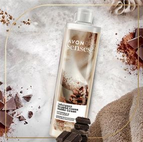 Крем-гель для душу Avon Senses з ароматом вершків і какао, зволожуючий, 500 мл