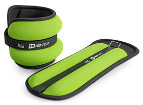 Обважнювачі для ніг та рук Hop-Sport HS-S002WB 2х1кг зелені
