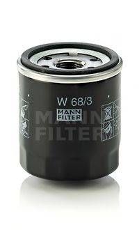 Фільтр оливи MANN-FILTER W683 на TOYOTA MR 2 I (AW1_)