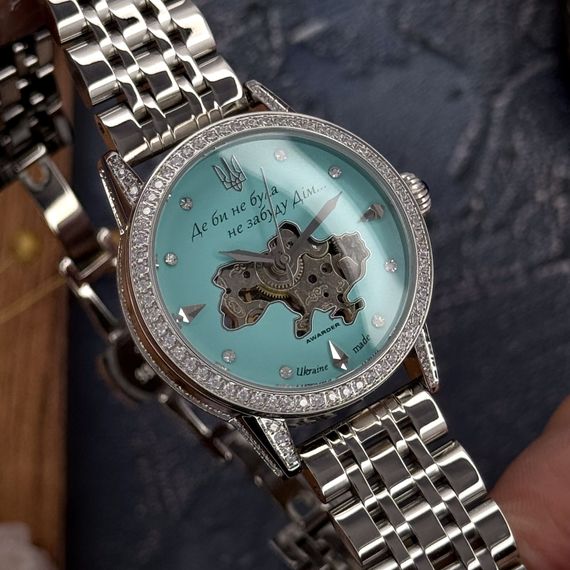 Годинник наручний Awarder 049 Silver-Blue | Зображення 7