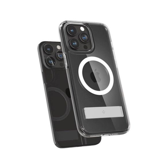 Чохол Spigen AAA Magnetic Clear Stand for Apple iPhone 16 Transparent | Зображення 5