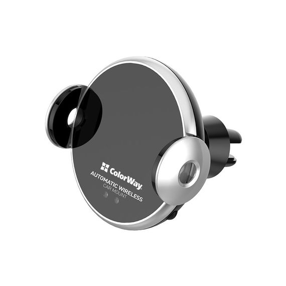 Універсальний автотримач ColorWay AutoSense Car Wireless Charger 2 10W Black (CW-CHAW035Q-BK) | Зображення 2