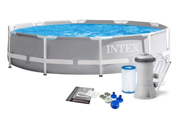 Басейн каркасний 26702 фільтр-насос 1250 л/г., р.305х76 см, 4485л INTEX