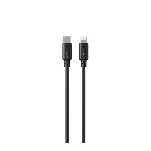 Кабель USB PD Type-C/Lightning Havit HV-CB304C 30W 1м чорний