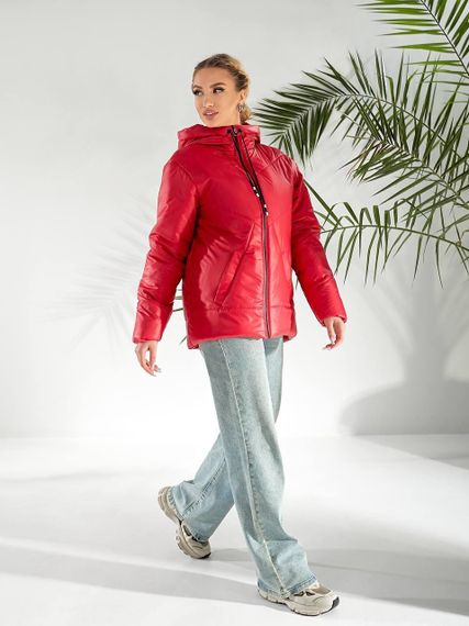 Утеплена куртка, арт.417/2, червоний | Зображення 3