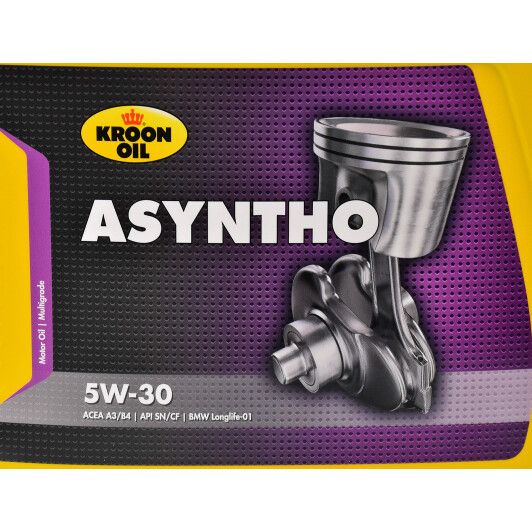 Мастило моторне KROON OIL ASYNTHO синтетика 5W30 4л (34668) | Зображення 1